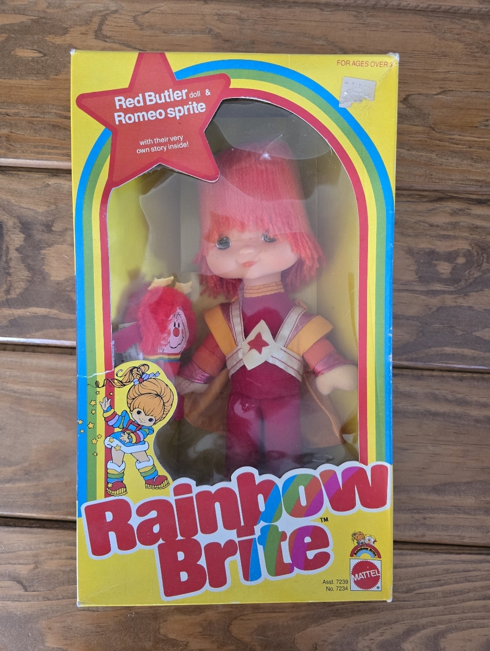 1983 Vintage New In Box / Unopened Red Butler and Romeo Sprite